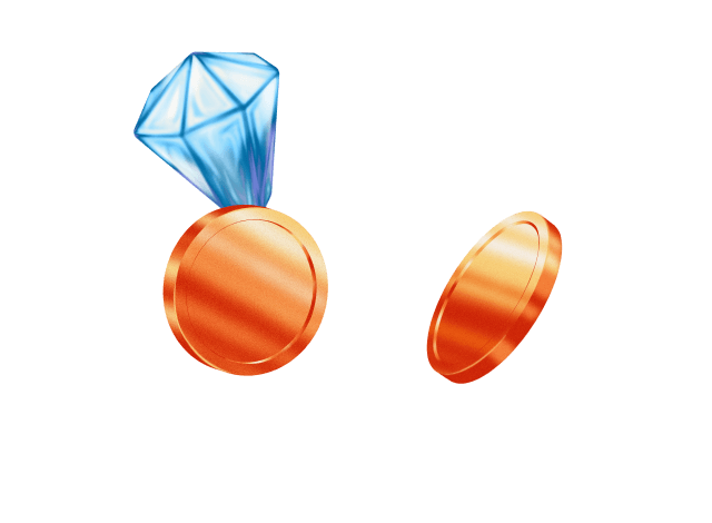 crystal 2coins transparent min