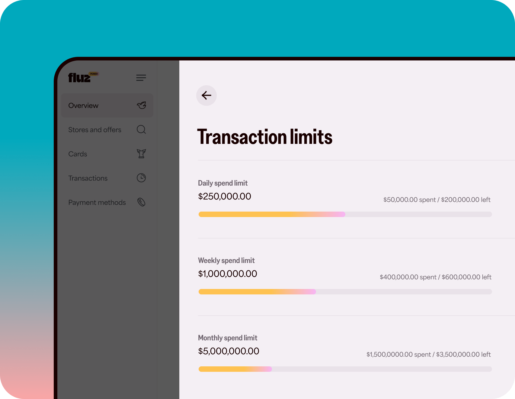 CashbackAtScale Preview ManageLimits