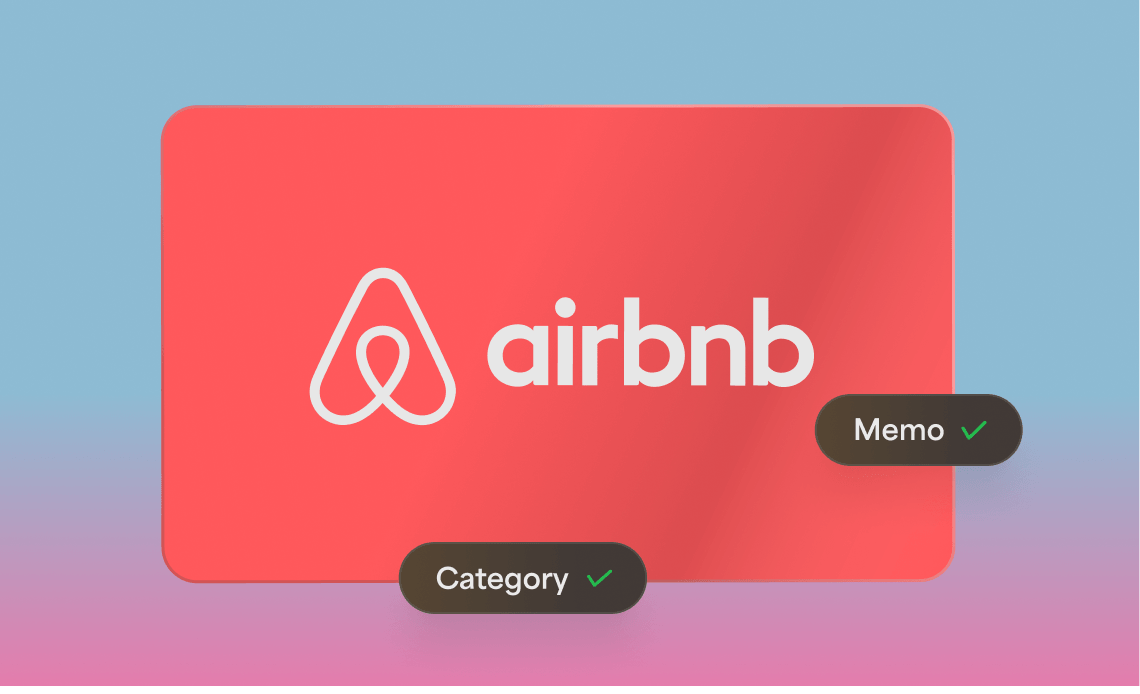 A gift card purchase with memo, receipt, and category attached.