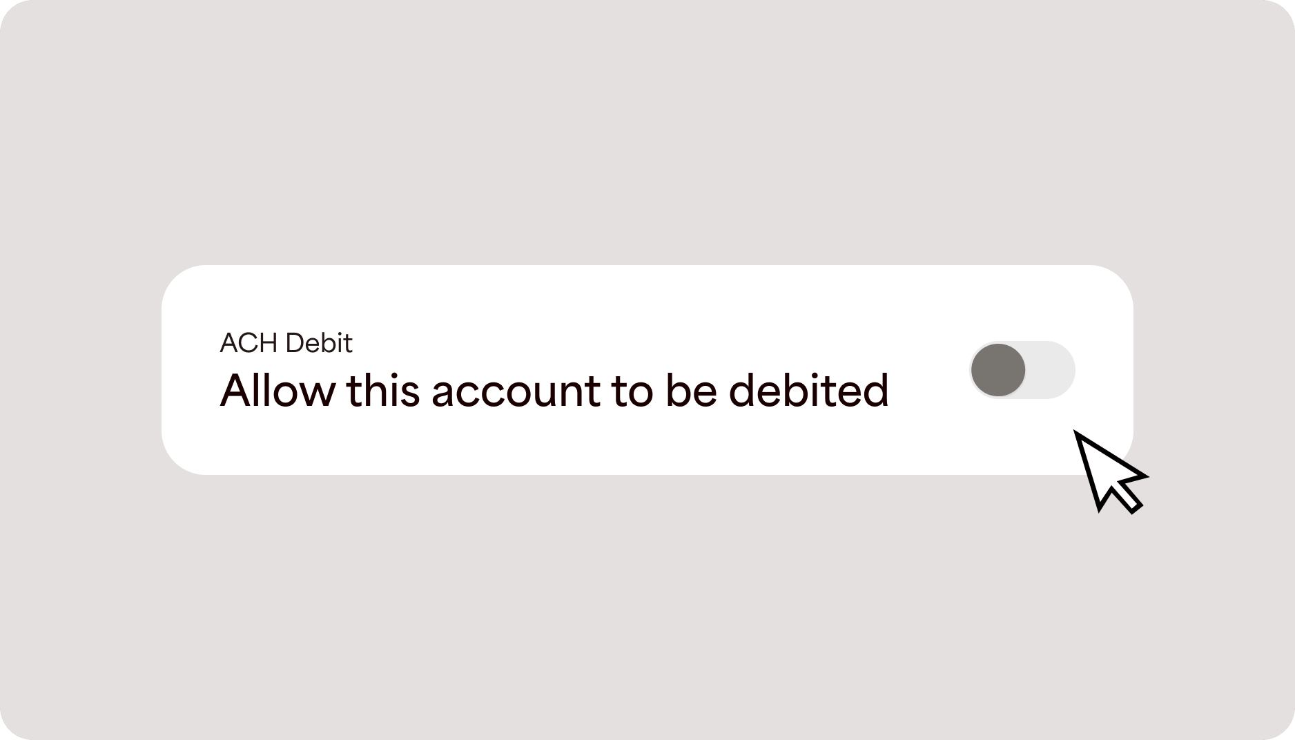 account details (1) Debit (1)